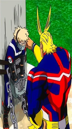 Even All Might Is Scared of Bakugo's Face! #mha