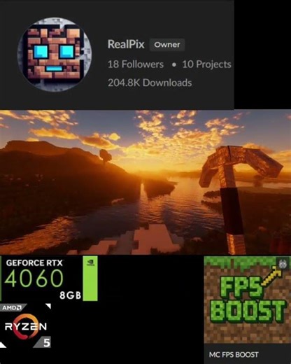 Minecraft Realpix Resource Pack Explained #shorts