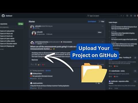 How to Upload Projects on GitHub using GitHub Desktop