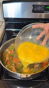 Chile poblano en rajas con huevo. | La cocina de Mar