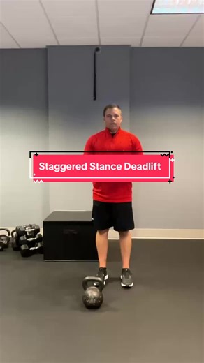 Staggered Stance Deadlift for Strength Training