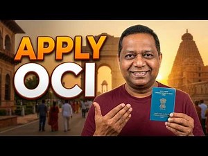 Full online process for applying OCI Card in 2026