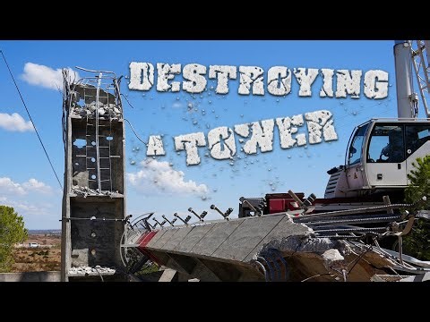 Telecom Tower Removal: Demolishing Concrete & Iron Structure