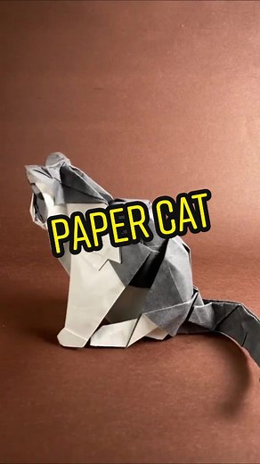 Origami Cat Tutorial: Step-by-Step Guide to Creating a Paper Cat