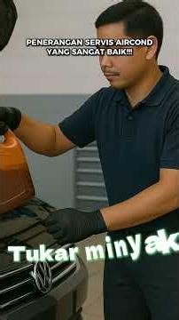 PENERANGAN SERVIS AIRCOND YANG SANGAT BAIK!!!
