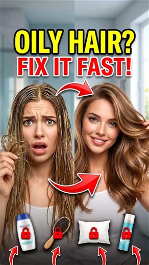 Hair Gets Oily Too Fast? 💇‍♀️ 6 Easy Fixes That Actually Work!
