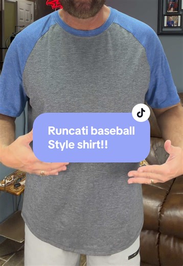 From Runcati this is their Mens Casual Slim Fit Short Sleeve Crewneck Baseball Tees Color Block Workout athletic Two Tone Fashion TShirt. This is a polyester so it shouldn't shrink with normal washing. Looks great in jeans or shorts! This t shirt comes in multiple colors as well!! #mensfashion #tiktokshopjumpstartsale #tiktokshopcreatorpicks #baseball #heather