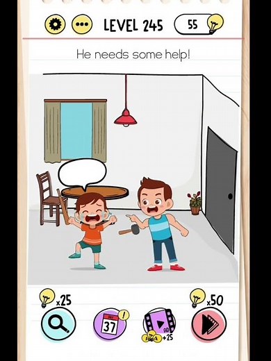 Brain test level 245 | level 245 solution | Solve the puzzle | Puzzles | Riddles