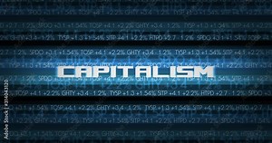 Wall Street Stock Market Economy Typography Cinematic Graphics - Capitalism Version