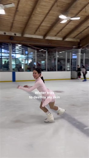 Triple lutz. Triple loop. Triple layer of barrier support. @Kirra Dickinson 3-step cold defense: Dry Skin Rescue Kit ❄️