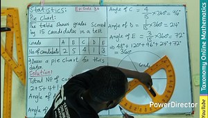 Statistics: How to Easily Draw a Pie Chart to Represent a Data | Episode 30 #21stdigiskillz #followers #highlights #SPSCAmbassador #Statistics | Taxonomy online mathematics