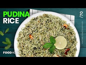Instant Spicy Mint Rice Recipe | Pudina Rice | Variety Rice Recipe | Food House
