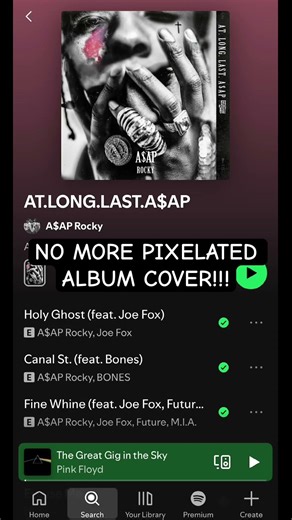 A$AP ROCKY UNPIXELATED HIS ALBUM “AT LONG LAST ASAP”