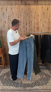 Designed for comfort and mobility—our Carpenter Pants offer a wider fit and extra leg room. Perfectly cropped, no need to cuff or roll them up. | Mr Simple