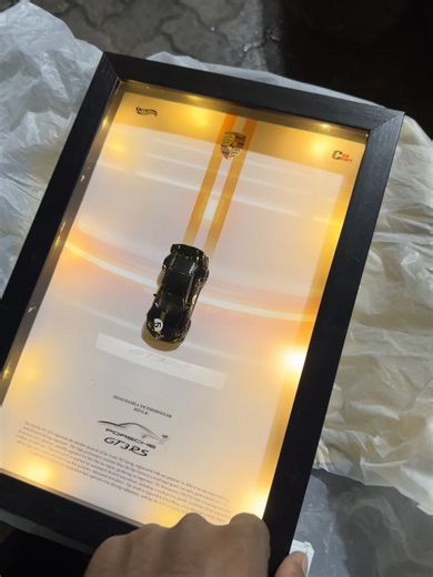 Coustomized light frame 🤍🙌 #carcraft #srilanka #hotweels #porsche911