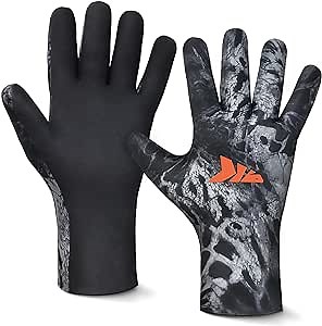 KastKing IceRiver Fishing Gloves – 100% Waterproof Cold Winter Weather Fishing Gloves – Fishing Gloves for Men and Women – Ideal for Ice Fishing, Winter Fishing, or Other Outdoor Winter Sports,L,BO