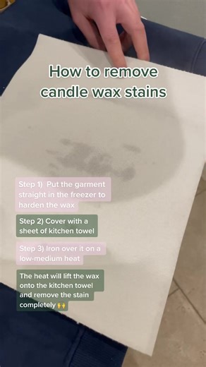 How to Remove Candle Wax from Clothes Effectively