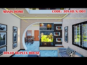 30x40 Duplex House Design Plan - 3 Bedroom House Design That Will Blow Your Mind!- north facing