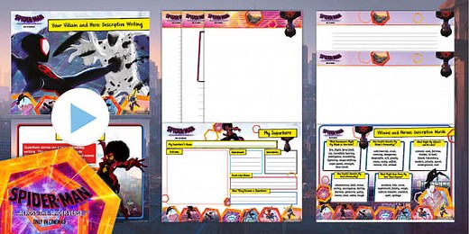 Spider-Man™: Your Villain and Hero Descriptive Writing Pack [Ages 5-7]