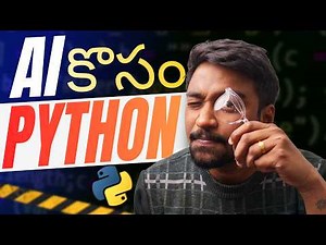 Python Beginner Full Course For Machine Learning | Telugu Lo