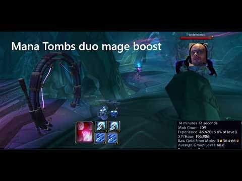 TBC Classic - Duo mage Mana Tombs boost 55-65