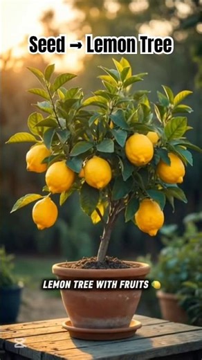 Growing a Lemon Tree From Seed 🍋