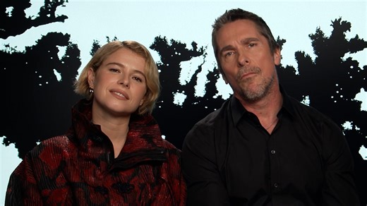 Jessie Buckley, Christian Bale on first moments in 'The Bride!'