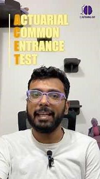 Actuarial Common Entrance Test | ACET | 2025 | How to Prepare | Subjects | Exam Format