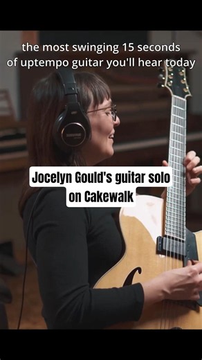 Jocelyn Gould - Cakewalk (Oscar Peterson) #guitarist #guitar #jazzguitar #jazz #jazzmusic #organtrio