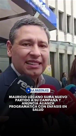 Mauricio Lizcano adds a new party to his campaign and announces a programmatic alliance with an e...