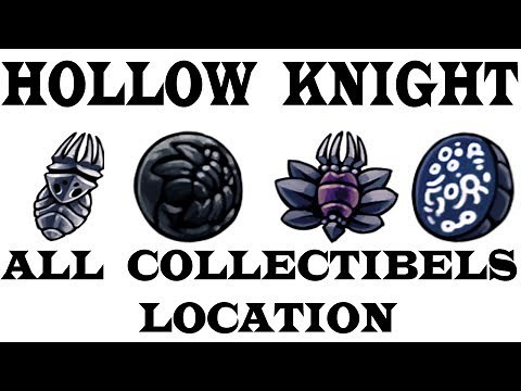 All collectibles location on map ,Hollowknight