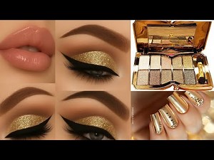 How to Golden Brown Eye Makeup tutorial | Full Details step by step