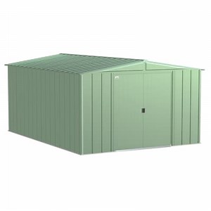 Arrow 10-ft x 14-ft Classic Galvanized steel Metal Storage Shed Lowes.com