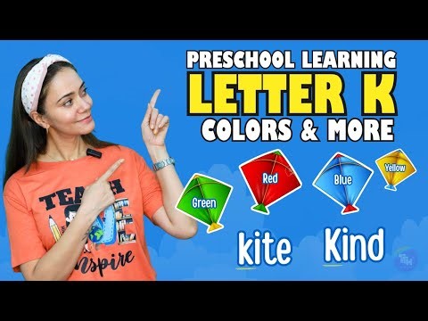 Letter K for Kids | Writing, Phonics Sound & Colors | Interactive Preschool Learning