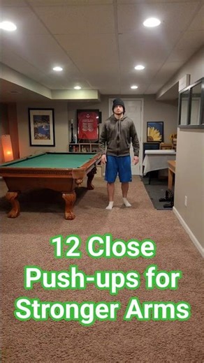 12 Close Push-ups for Stronger Arms