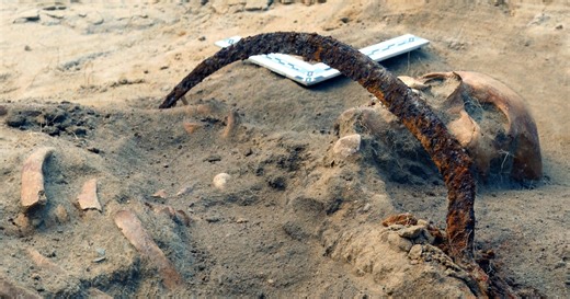 Skeleton of suspected vampire found in Poland