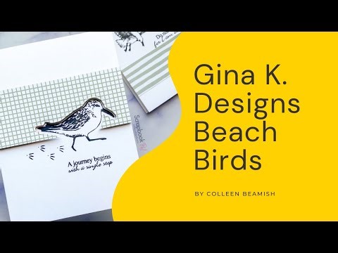 Gina K Designs | Beach Birds | Card Making Tutorial