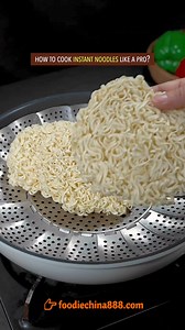 How to cook instant noodles like a pro? #recipe #cooking #chinesefood #instantnoodles #ramen #noodles #comfortfood #lifehack | foodiechina888