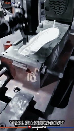 Innovation Robotic Molding: Precision Shoe Sole, Full Automatic & High Efficiency #tech