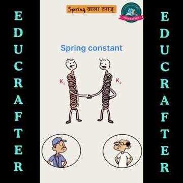SPRING CONSTANT|| EDUCRAFTER||DHANBAD||#physics #maths