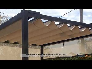 Pergola à toit rétractable