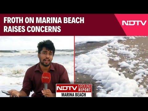 Marina Beach | Froth On Marina Beach Raises Concerns | NDTV Ground Report