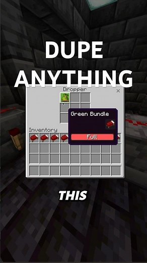 How to dupe ANYTHING safe! #minecraft