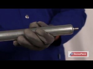 Spring loaded roller installation