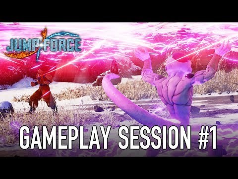 JUMP Force - PS4/XB1/PC - Gameplay Session #1 (Goku, Naruto, Luffy VS Frieza)