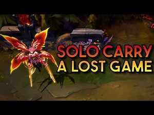 How I carried the MOST UNWINNABLE Game with Kayle (INSANE 1v9 Comeback)