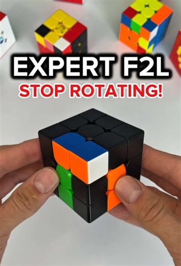 Expert F2L Trick you NEED to know! ⚡️ Fast algorithm for an awkward pair (r' D' r U' r' D r). Level up your CFOP today! 🧩 #speedcubing, #f2l, #rubikscube, #cubing, #tutorial