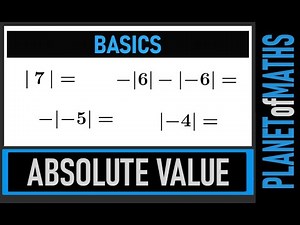 Absolute Value - Determinig - Basics
