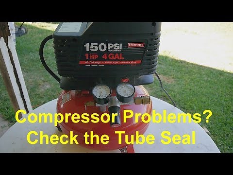 Craftsman Compressor has a Leak