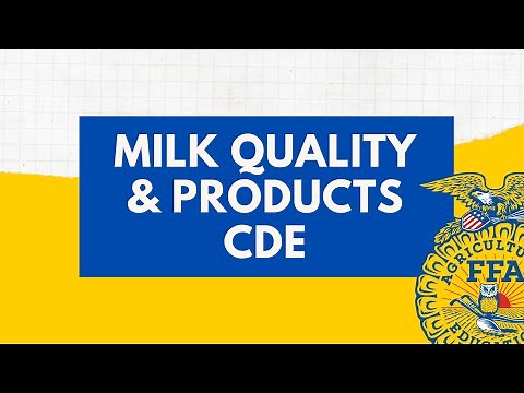 Milk Quality and Products CDE